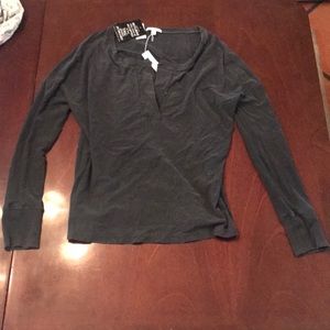 New James Perse Long Sleeve Grey T-shirt